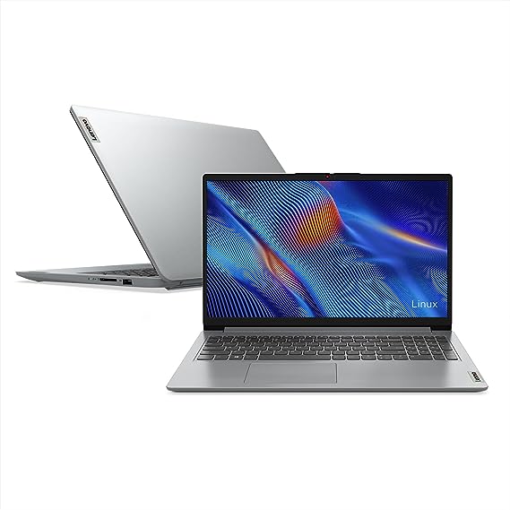 Notebook Lenovo IdeaPad 1i i3-1215U 4GB 256GB SSD Linux 15.6" 82VYS00600 Cloud Grey