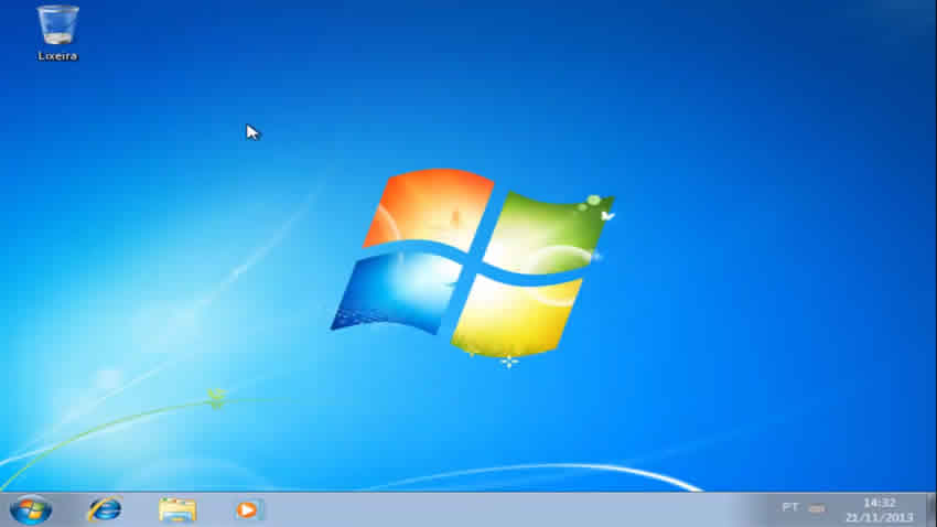 Área de trabalho do windows 7